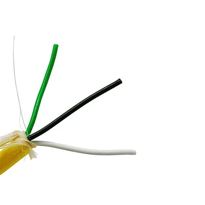 Câble de détection sous-marin robuste 3*20AWG, isolation PE en cuivre étamé, Double gaine TPU pour systèmes de capteurs de caméra sous-marine